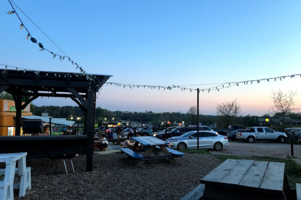 Food Truck Dining Area in Fayetteville NC