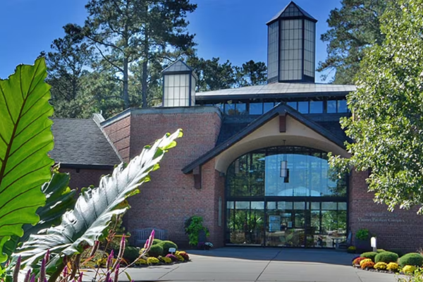 Corporate catering event at Cape Fear Botanical Garden in Fayetteville NC