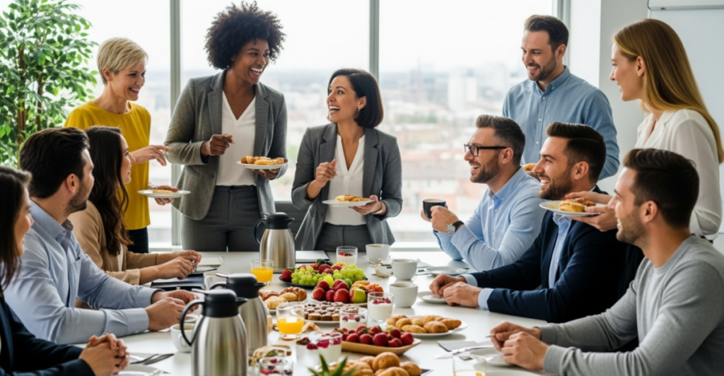 How to Set Up Amazing Weekly Catered Lunches for Your Team in NC