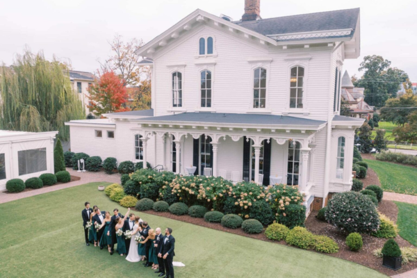 Restored Victorian mansion, The Merrimon-Wynne House in Raleigh, NC